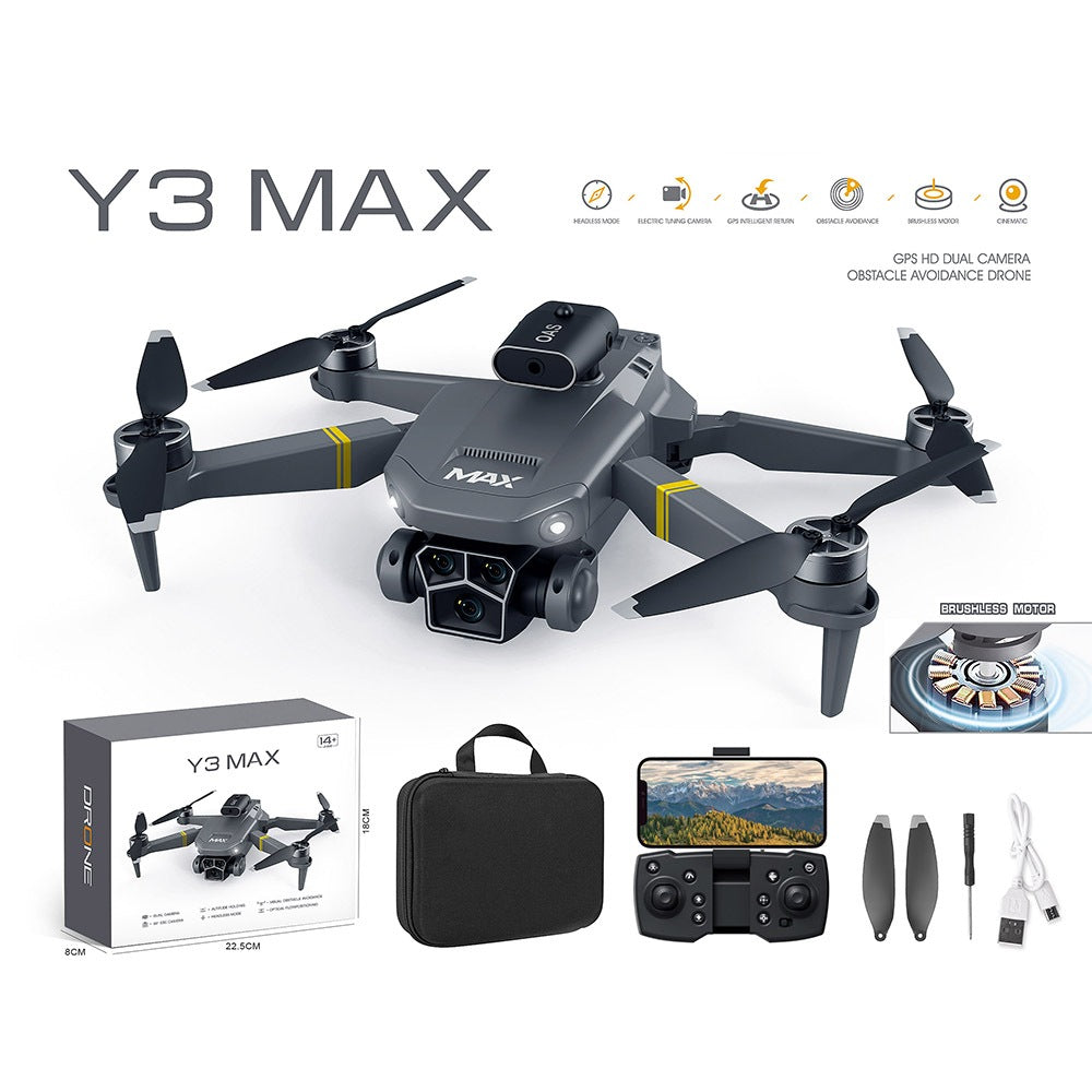 Y3 MAX Brushless Triple 4K Drone