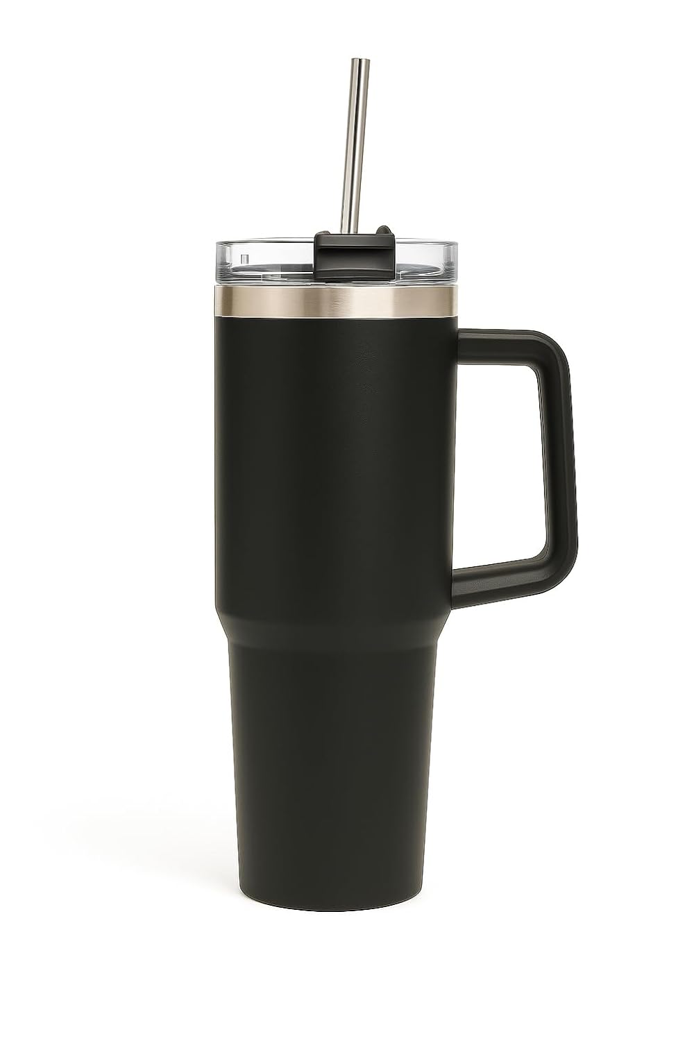 1200ml insulated stainless steel tumbler black