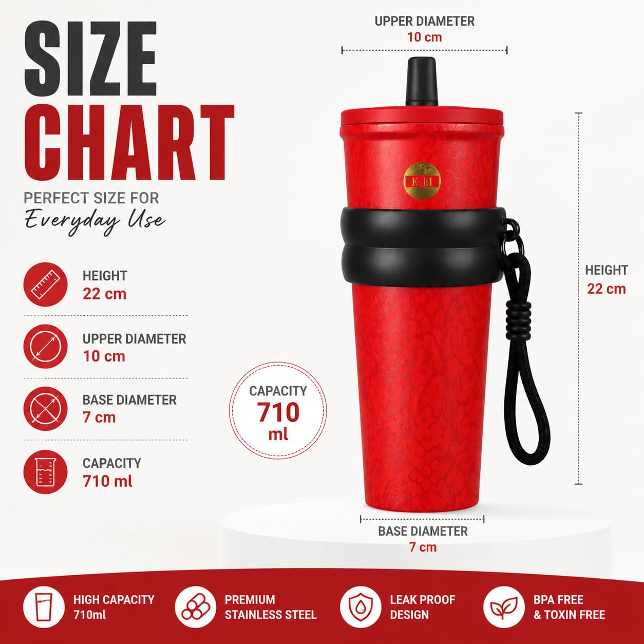 750ml Stainless Steel Water Bottle for School Kids | Sip & Gulp Sipper with Twin Lid, Leakproof & BPA Free, Cute Water Bottle with Carry Rope for Girls, Gym, Office & Travel (Yellow)