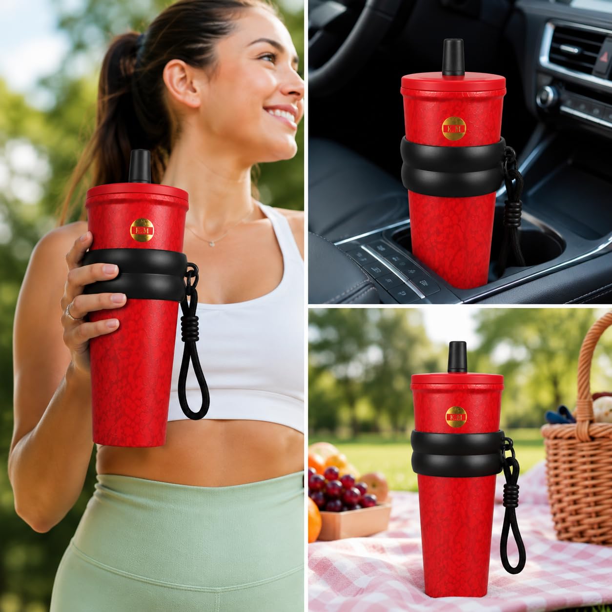 750ml Stainless Steel Water Bottle for School Kids | Sip & Gulp Sipper with Twin Lid, Leakproof & BPA Free, Cute Water Bottle with Carry Rope for Girls, Gym, Office & Travel (Yellow)