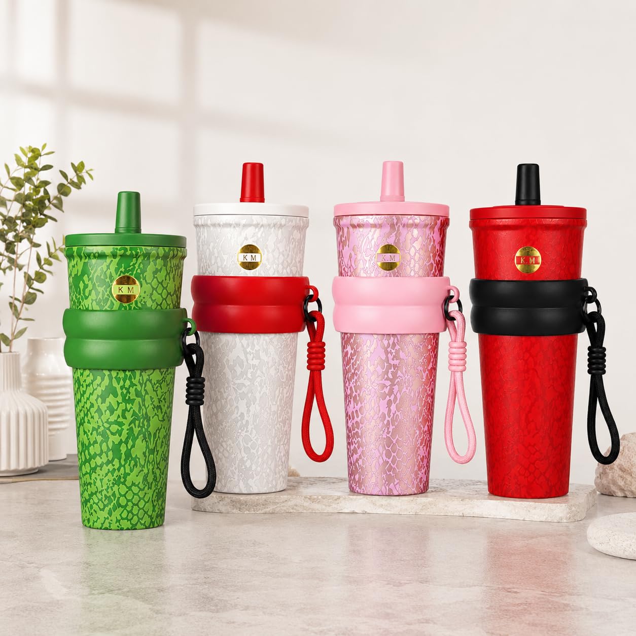 750ml Stainless Steel Water Bottle for School Kids | Sip & Gulp Sipper with Twin Lid, Leakproof & BPA Free, Cute Water Bottle with Carry Rope for Girls, Gym, Office & Travel (Yellow)