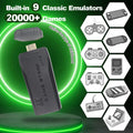 M8 VIDEO GAME CONSOLE 64GB 2.4G DOUBLE WIRELESS STICK 4K 20000+ GAME CONTROLLER 64 GB with MORE THAN 20000 THOUSAND GAMES INCLUDED  (Black)