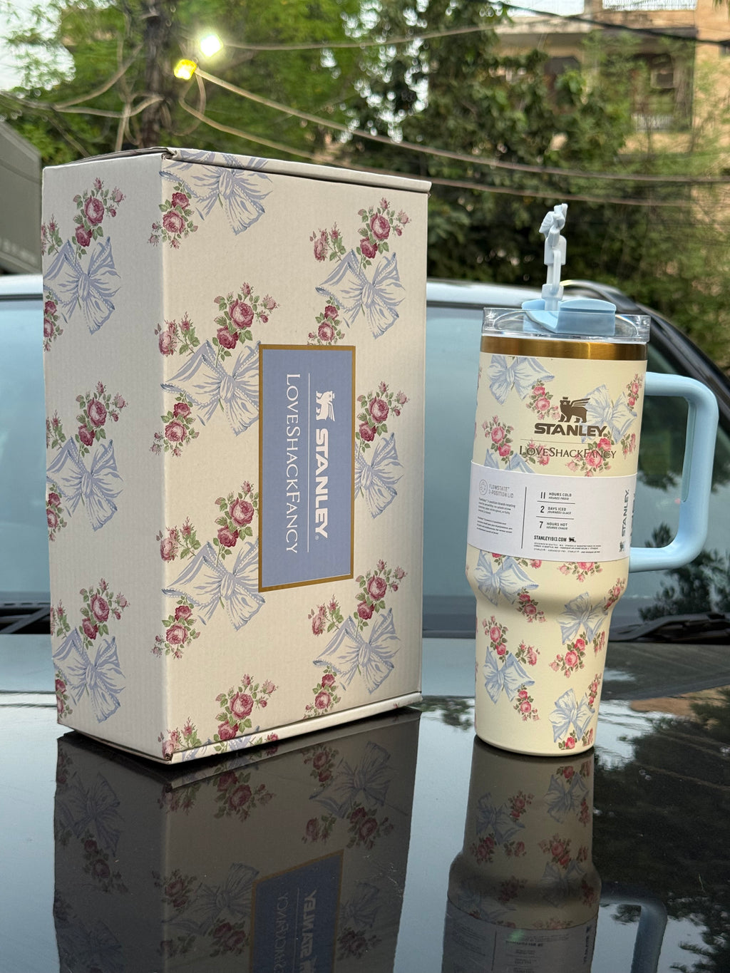 LoveShack Fancy Floral Stainless Steel Tumbler