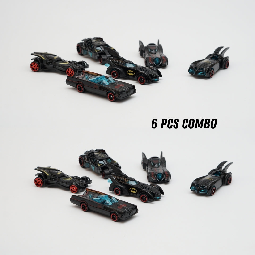 1:64 6Pcs Batman Cars Diecast Combo