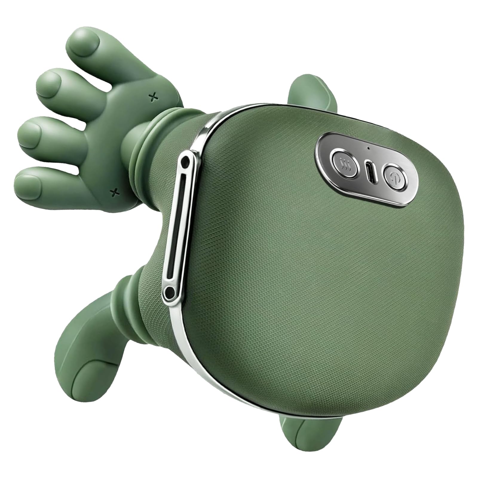 Bionic heated wireless neck and back massager