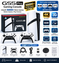 GS5 Pro gaming console with 30000 plus retro games and two wireless controllers