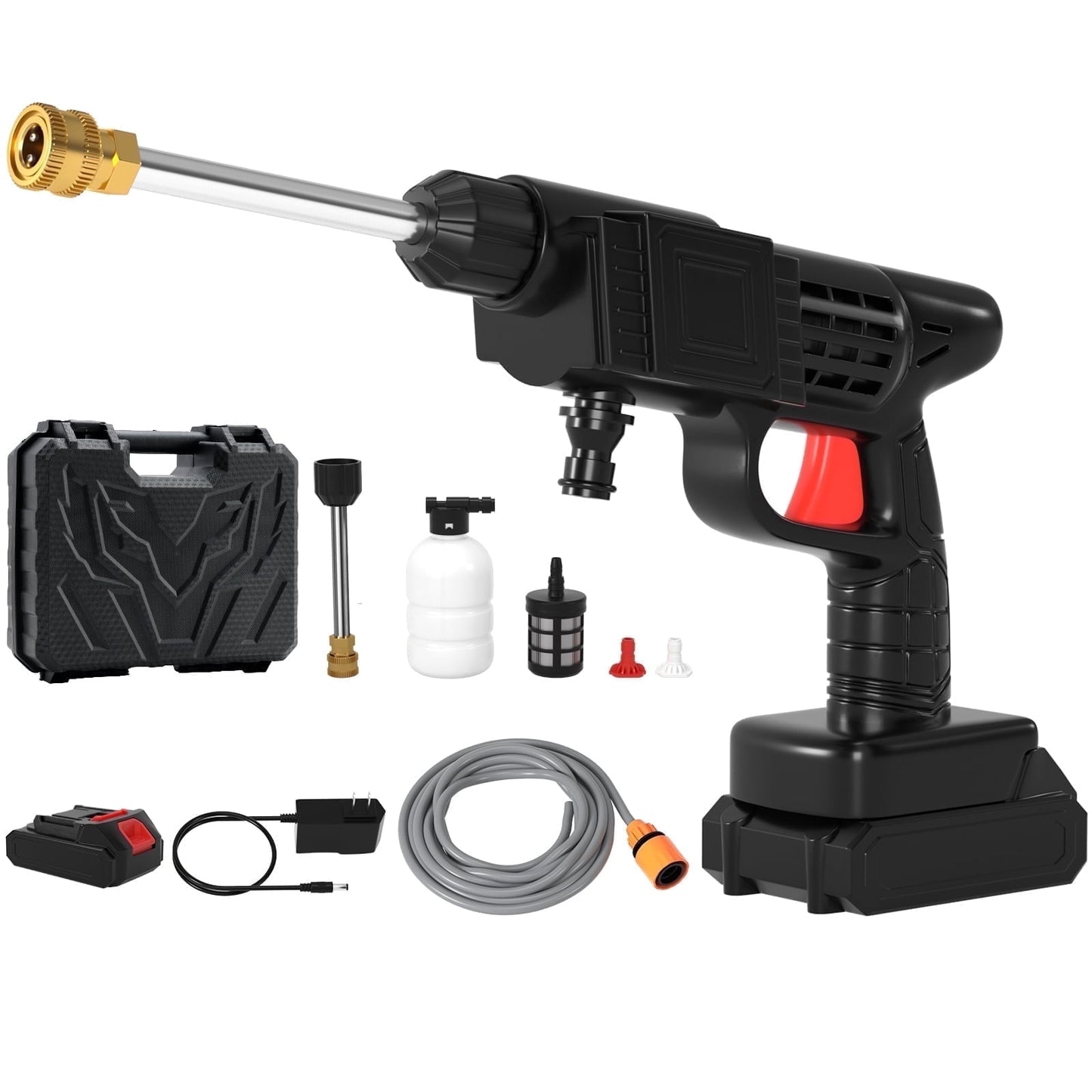 Cordless High Pressure Washer Gun for Car and Bike Cleaning