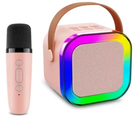 PartyPulse karaoke Bluetooth speaker with wireless microphone