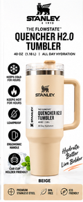 Beige 40 oz Quencher H2.0 tumbler