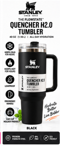 Black 40 oz Quencher H2.0 tumbler