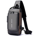 Shield anti-theft waterproof crossbody sling bag