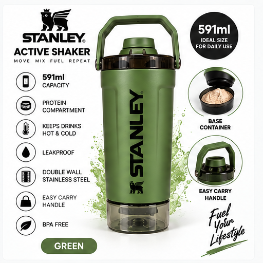 Stanley Active Shaker 591ml Green