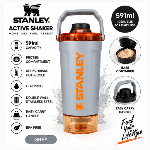 Stanley Active Shaker 591ml Grey