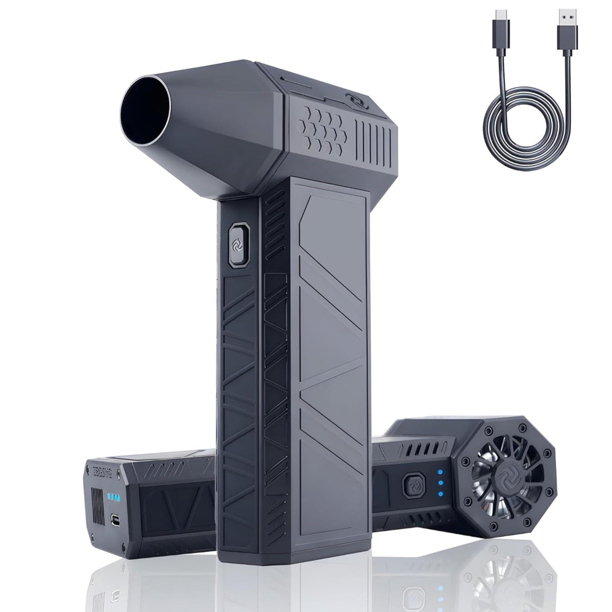 TurboJet 130000 RPM cordless air duster and mini blower